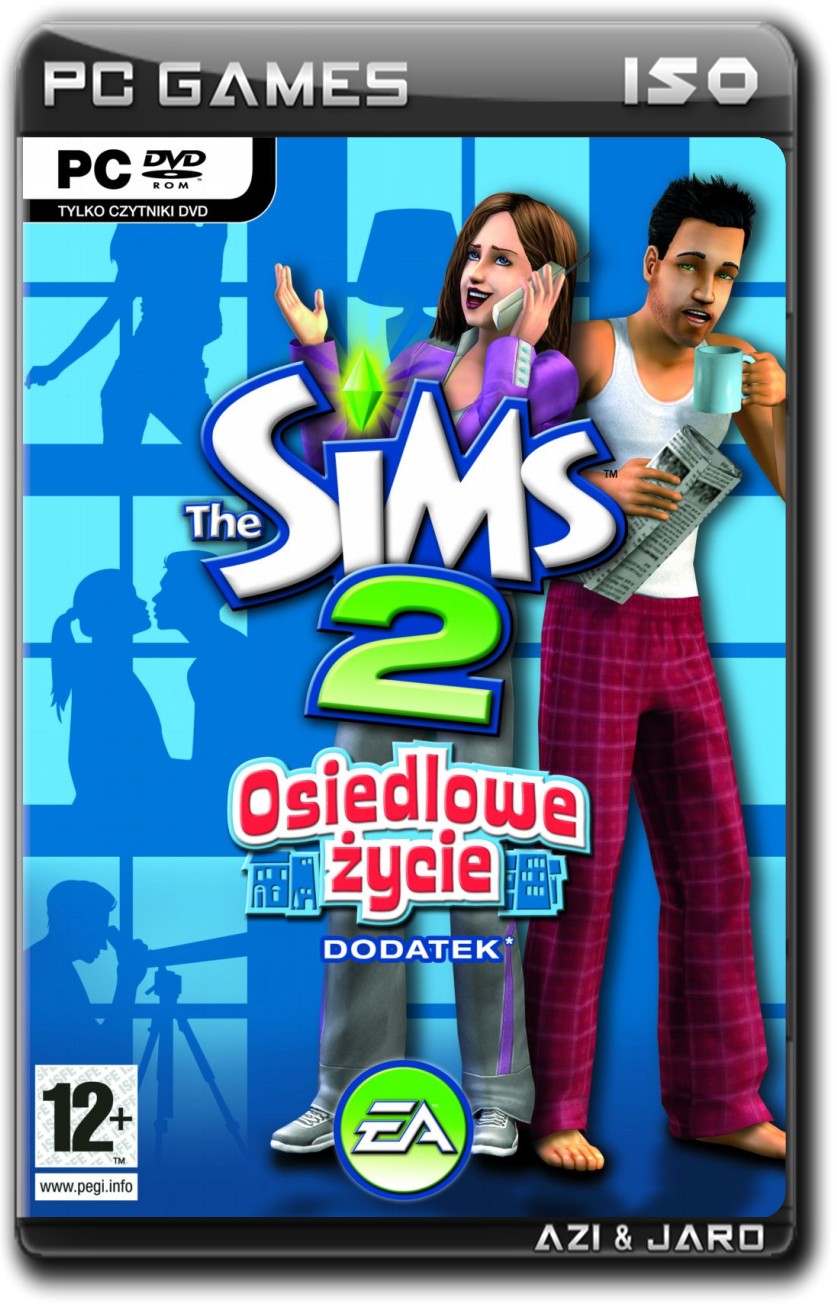 The Sims 2 Nocne Życie CD1 PC.iso Dodatki do Sims 2