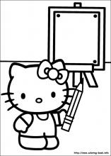 Darmowe Kolorowanki Dla Dzieci Z Kotkiem Hello Kitty