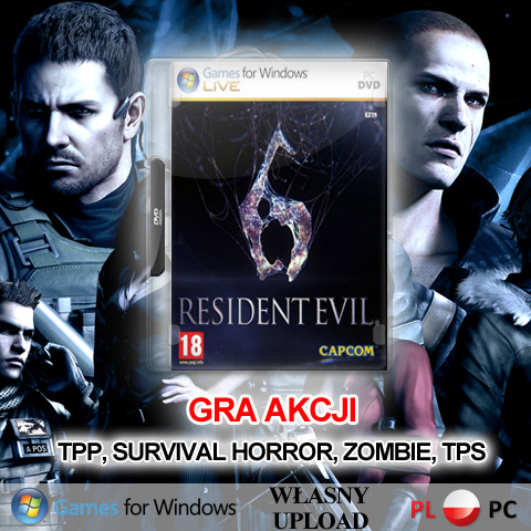 GRA RESIDENT EVIL 6 PC PL - CHOMIKUJ GRA RESIDENT EVIL 6 PC PL