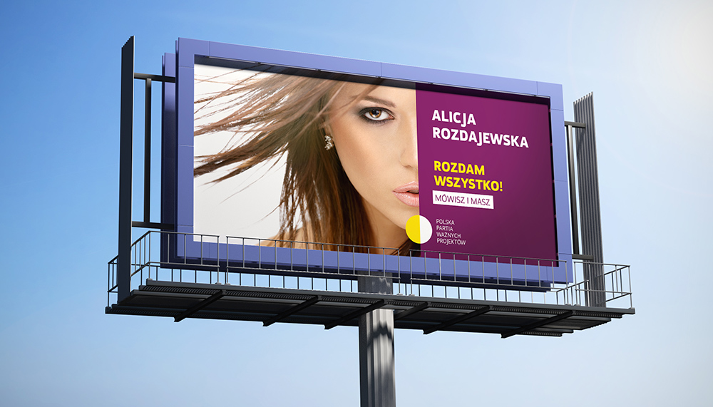 billboard wizualizacja reklamy