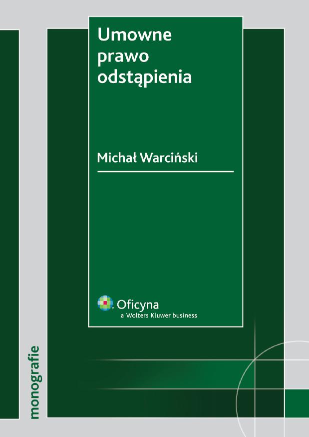 :: Umowne prawo odstąpienia - e-book ::