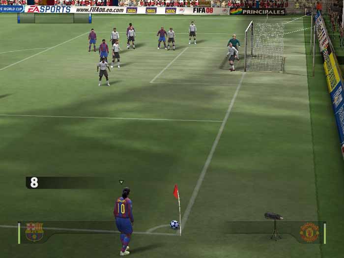 Fifa indir. FIFA 2008 Интерфейс. FIFA 2008 Gameplay. ФИФА 08 ps2. FIFA 08 (PC).