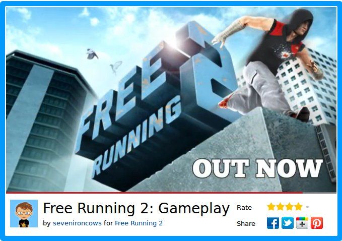 Free running parkour games online, Wspinaczka Parkour 3D