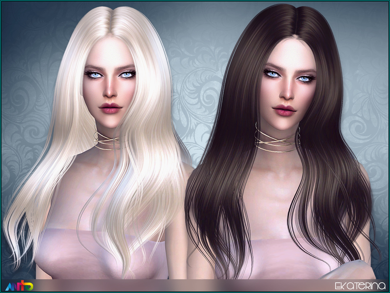 Симс 4 прически. Симс 4 Anto. SIMS 4 Anto hair. Симс 4 длинные волосы Anto. SIMS 4 Anto_s4hair_300_ins.