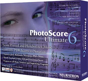 neuratron photoscore ultimate 8 scanning